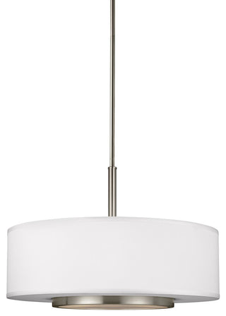 Generation Lighting Lighting 3-Light Pendant, Brushed Nickel