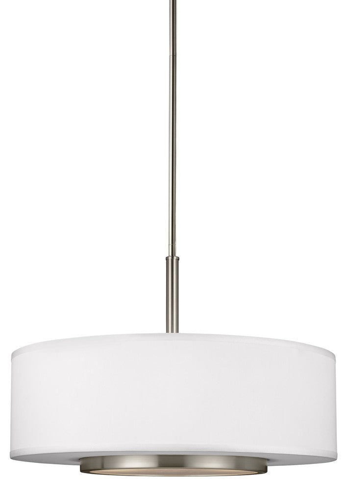 Generation Lighting Lighting 3-Light Pendant, Brushed Nickel
