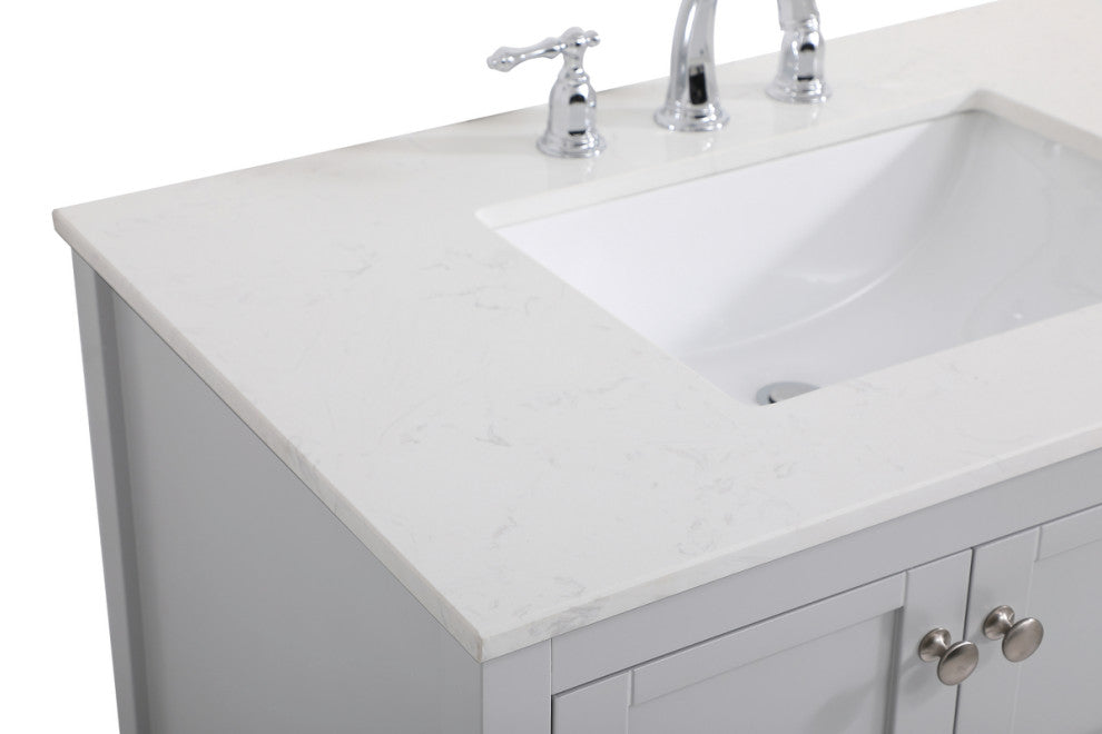 Tucker Grey 36" Single Sink Bathroom Vanity