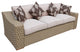 Hampton Bay Rope Look Patio 4-Piece Sofa Set With Cushions