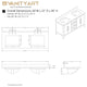 Vanity Art Bathroom Vanity With Sink, White, 60", Double Sink, Brushed Nickel