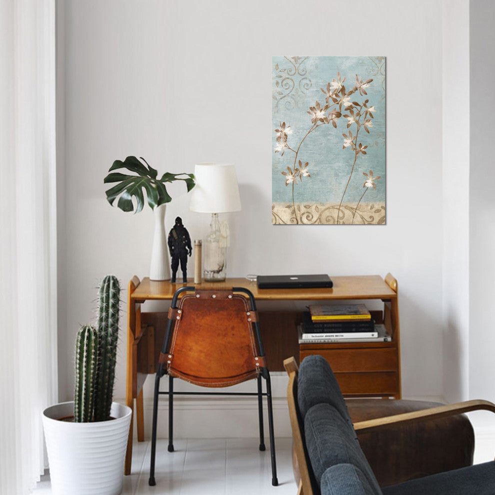 "Blue Moves I" by Chris Donovan, Canvas Print, 18"x12"