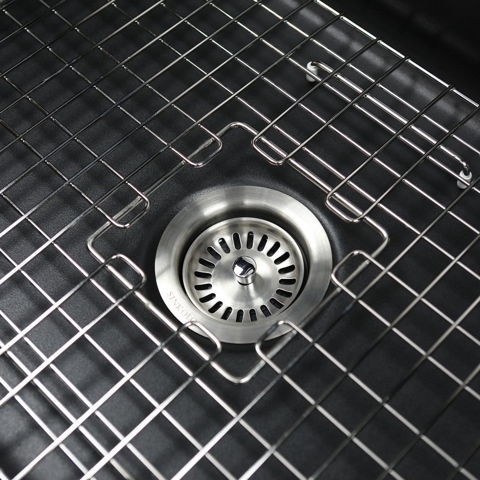 SinkSense Stainless Steel 3.5" Disposal Flange Drain With Stopper