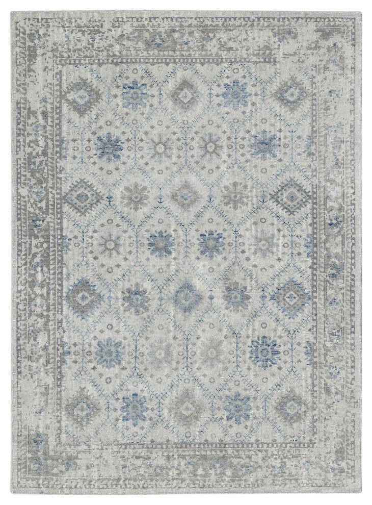 Divine Zamora Area Rug, Beige, 2' x 3', Bordered