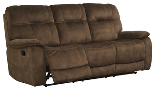 Parker Living Cooper Shadow Brown Manual Triple Reclining Sofa