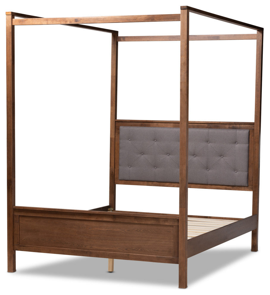 Inglott Modern Farmhouse Canopy Bed