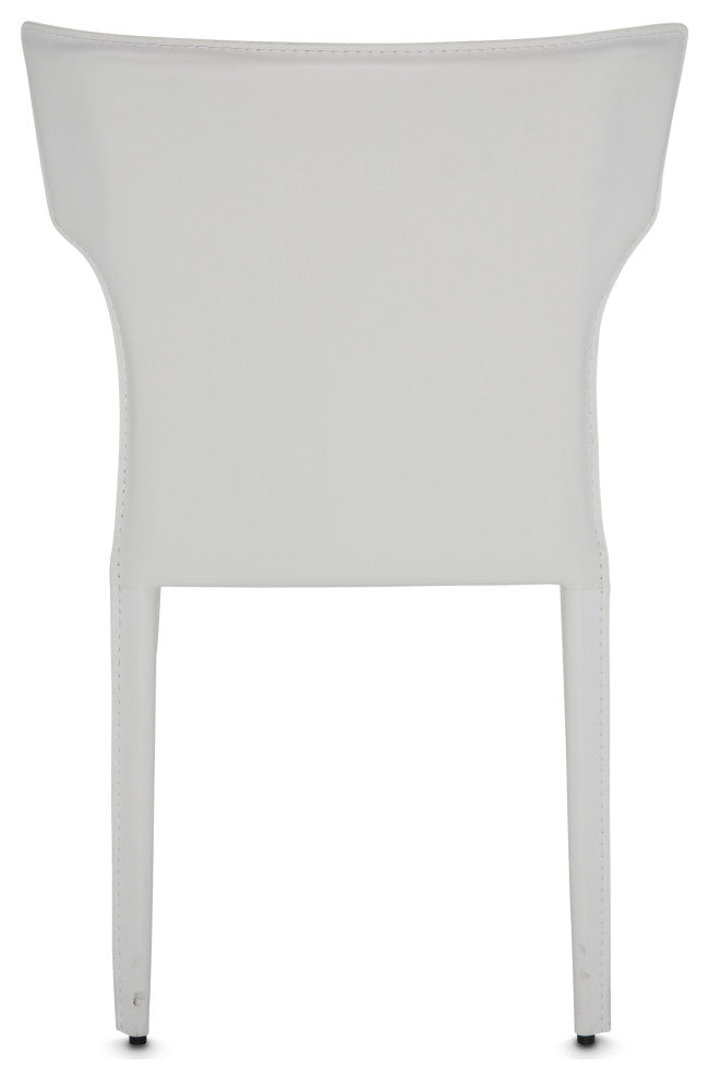 Halo Assembled Side Chair, Set of 2, Glossy White