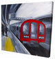 People Waiting For the Metro, Fine Art Gallery Wrapped Canvas, 24"x24"