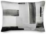 White Abstract Design 14x20 Indoor/Outdoor Pillow
