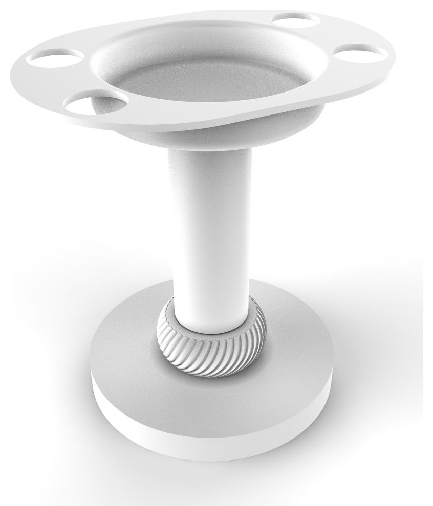 Vanity Top Tumbler and Toothbrush Holder, Matte White