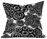 Julia Da Rocha Circo Doodles Outdoor Throw Pillow