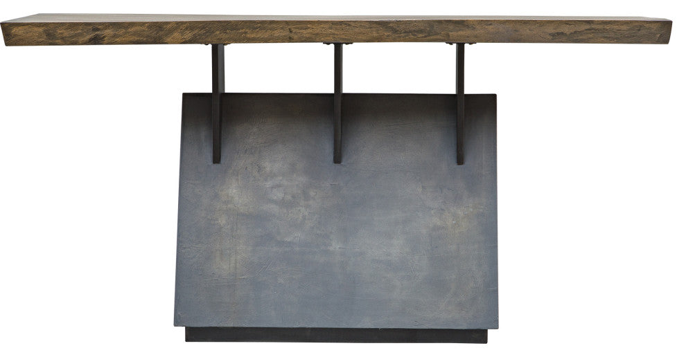 Uttermost Vessel Industrial Console table