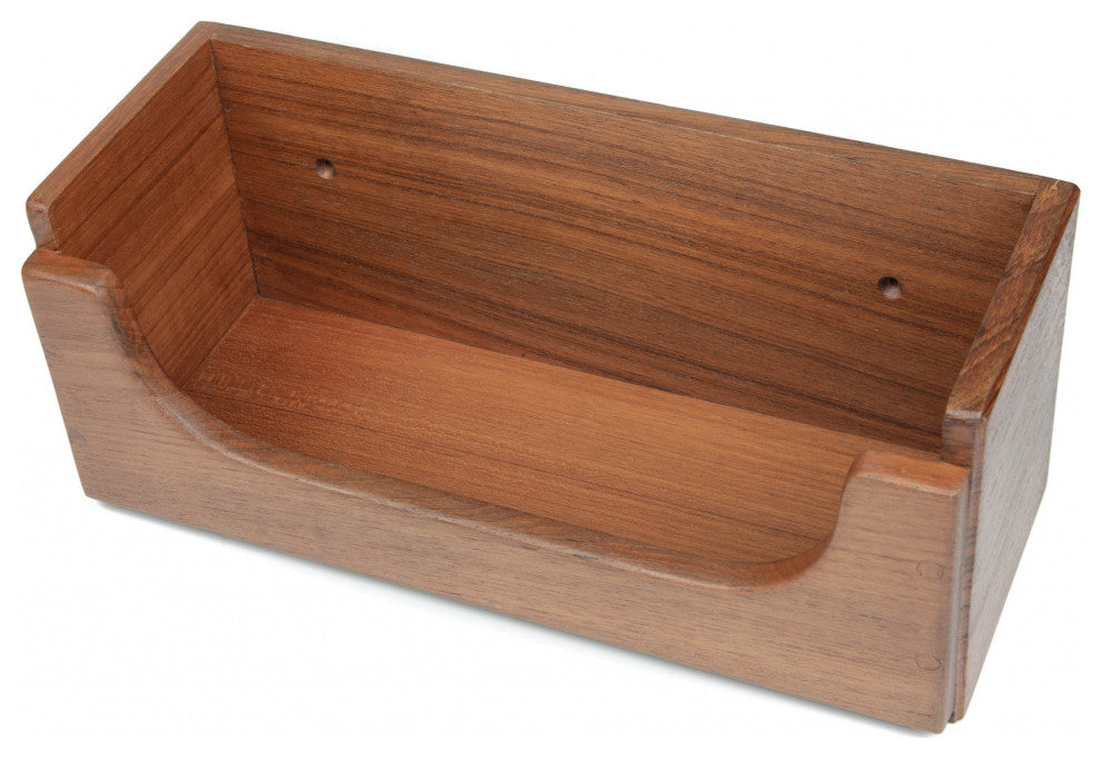 Traditional Solid Teak Guest Paper Towel Holder