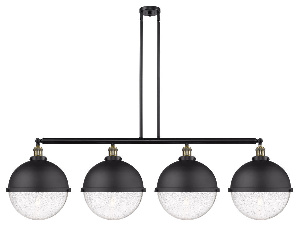 INNOVATIONS 214-BAB-HFS-124-BK-LED 4-Light Island Light Matte Black