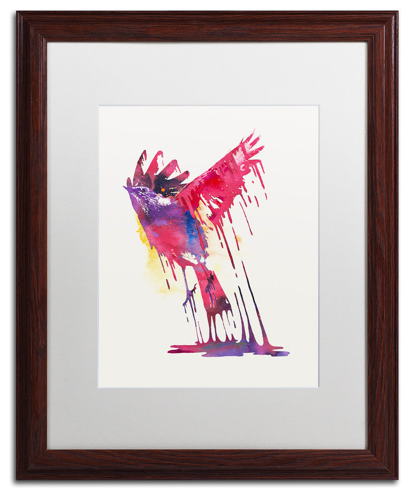 Robert Farkas 'The Great Emerge' Art, Wood Frame, White Mat, 20x16