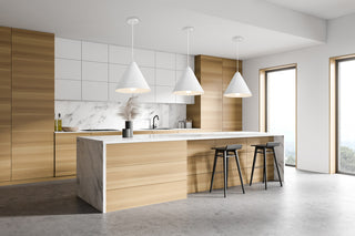 Ford LED Pendant, Replaceable LED, Matte White, 14.25in