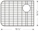Wells Sinkware GTW2015 Sink Grid