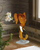 Congo Elephant Head Handcrafted Art Glass Figurine
