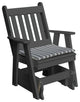 Poly Traditional English Glider, Dark Gray