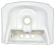 Cloakroom 19" Bathroom Pedestal Sink Combo White Space Saver with Faucet Holes