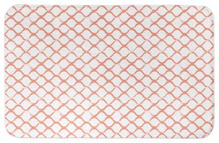 Fishnet Coral 21x34 Bath Mat