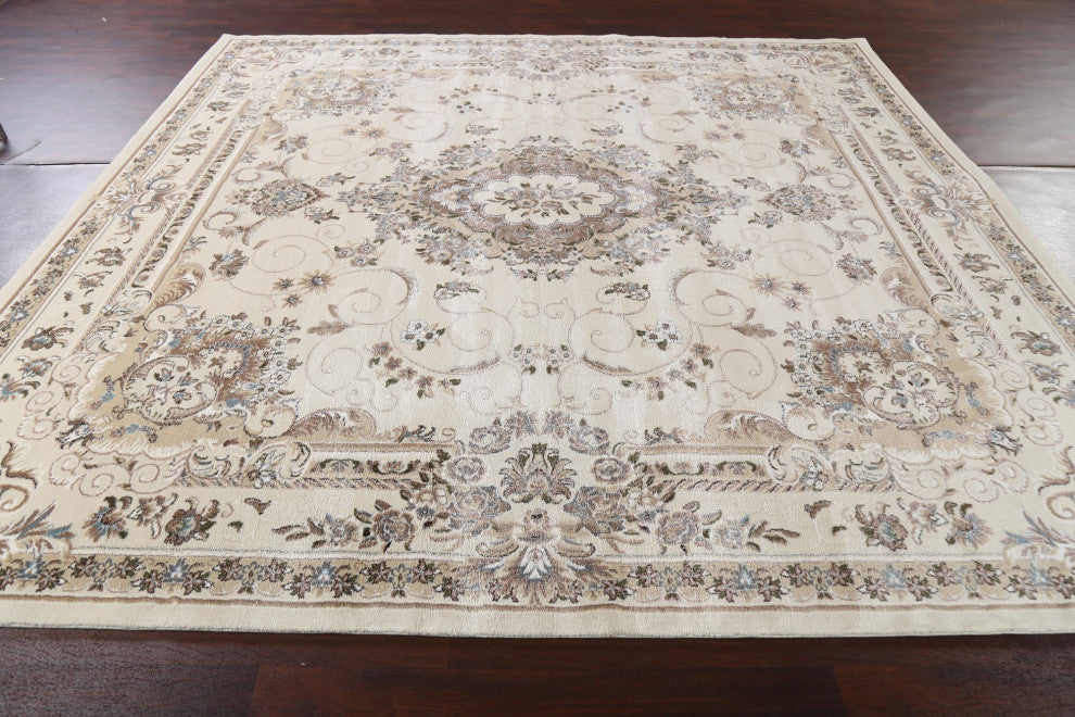 Floral Medallion Turkish Transitional Oriental Rug Traditional Carpet 10x10