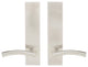 Brussels Lever, Tubular Privacy, Satin Stainless Steel, 2-3/8" Backset
