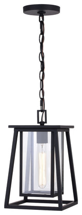 Vaxcel Lighting T0609 Blackwell 8"W Outdoor Mini Pendant - Matte Black