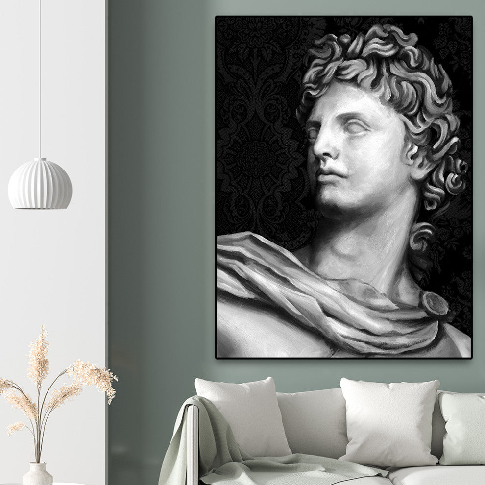 "Ornate Sculpture II" Oversized Framed Canvas, 60 x 40