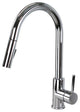 Transolid 1.8 GPM Pull-Down Kitchen Faucet, Polished Chrome