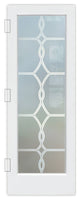 Interior Prehung Door or Interior Slab Door - Diamond Beads - Primed - 28" x...