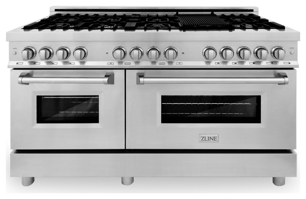 ZLINE Freestanding Range, Stainless Steel, Dual Fuel, RA60