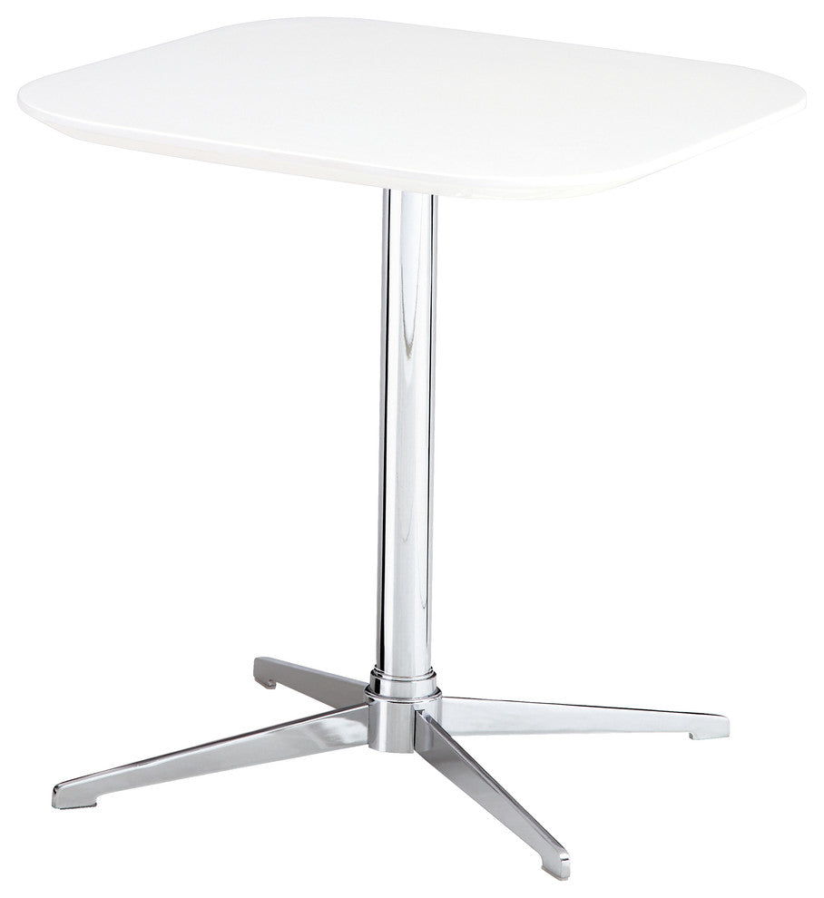 Axeum Square Bistro Table, White