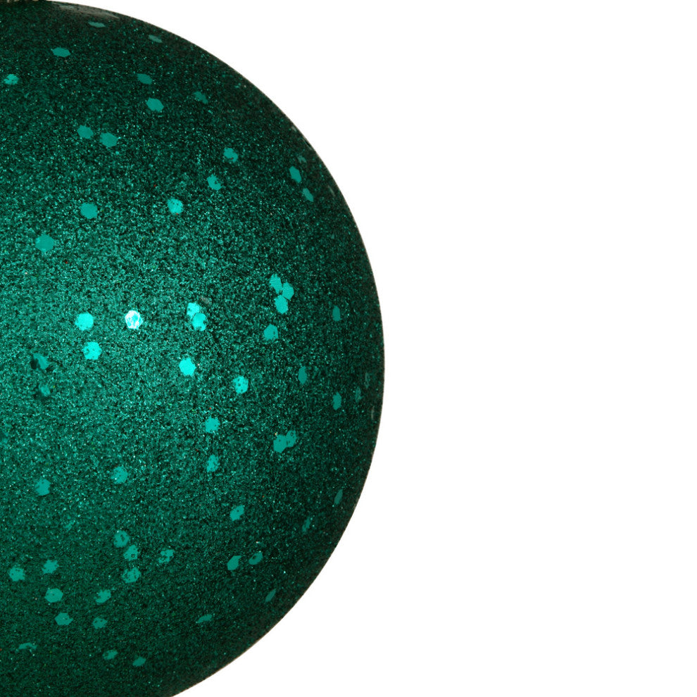 Vickerman N592541Dq 10" Dark Teal Sequin Ball Ornament