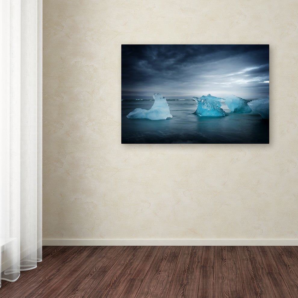Philippe Sainte-Laudy 'Blue Rider' Canvas Art