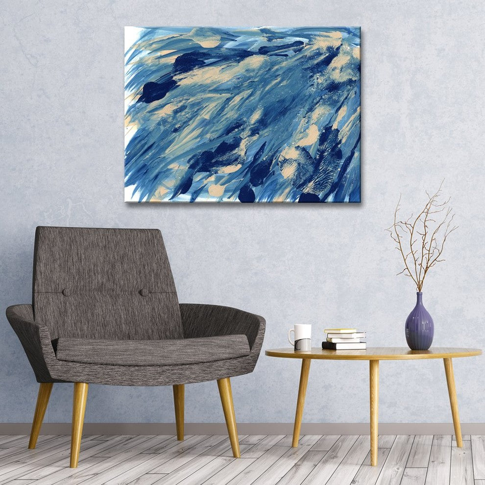 Ready2HangArt 'Midnight Swim' Canvas Wall Decor, 16"x20"