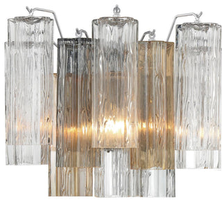 CRYSTORAMA Addis 2 Light Polished Chrome Wall Mount