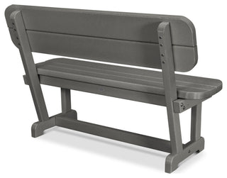 Polywood Park 48" Bench, White