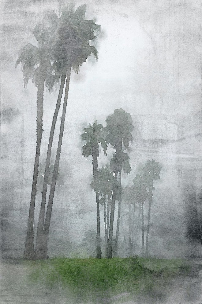 "A Foggy Morning" Painting Print on Wrapped Canvas, 40x60