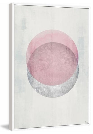 "Centralization" Floater Framed Painting Print on Canvas, 24"x36"