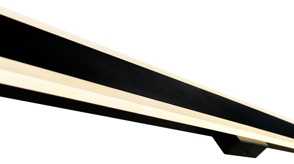 Malibu LED Integrated Black Outdoor Wall Light