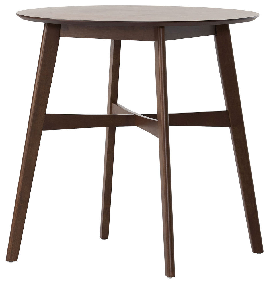 GDF Studio Helen Wood Finish Wood Counter Height Dining Table, Walnut