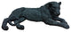 Contemporary Panthera Statue Black - Black