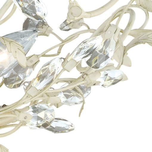 Jardin 17-3/4" Semi-Flush Mount, French Cream