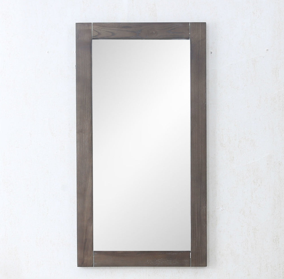 Legion Furniture Julienne Mirror, Weathered Gray, 16"