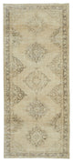 Rug N Carpet - Hand-knotted Turkish 4' 9" x 11' 3" Vintage Runner Rug