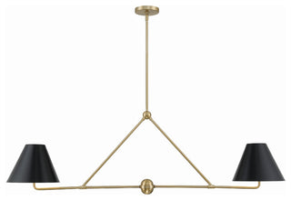 Xavier 4-Light Chandelier, Vibrant Gold