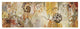 "Decadent Garden II" Digital Paper Print by Joan Elan Davis, 56"x20"