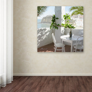 The Macneil Studio 'Mediterranean Cafe' Canvas Art, 14"x14"