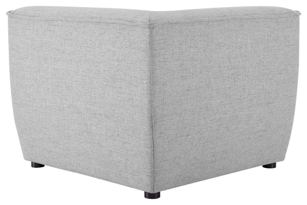 Sectional Sofa Set, Fabric, Gray, Modern, Living Lounge Hotel Hospitality